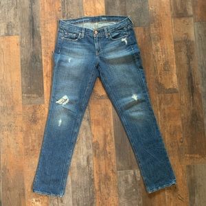 Women’s J.Crew Vintage Matchstick Distressed Jeans
